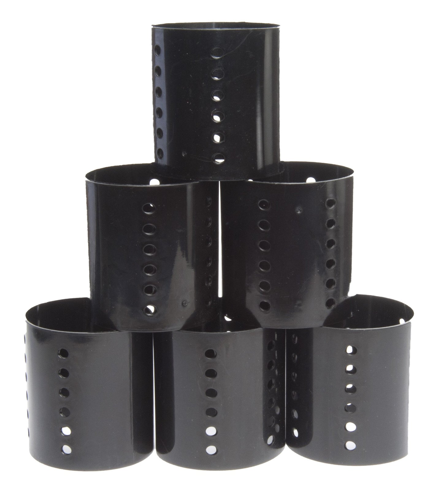 Diane Magnetic Roller, Black, 2-1/2 Inch, 6 Count