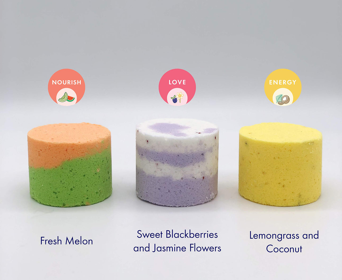 Refugee Bath Co. Variety Pack Bath Bombs 3.0 Ounces Each Organic Cocoa Butter Natural Plant-Based Ingredients (Variety 15 Pack: Rejuvenate)