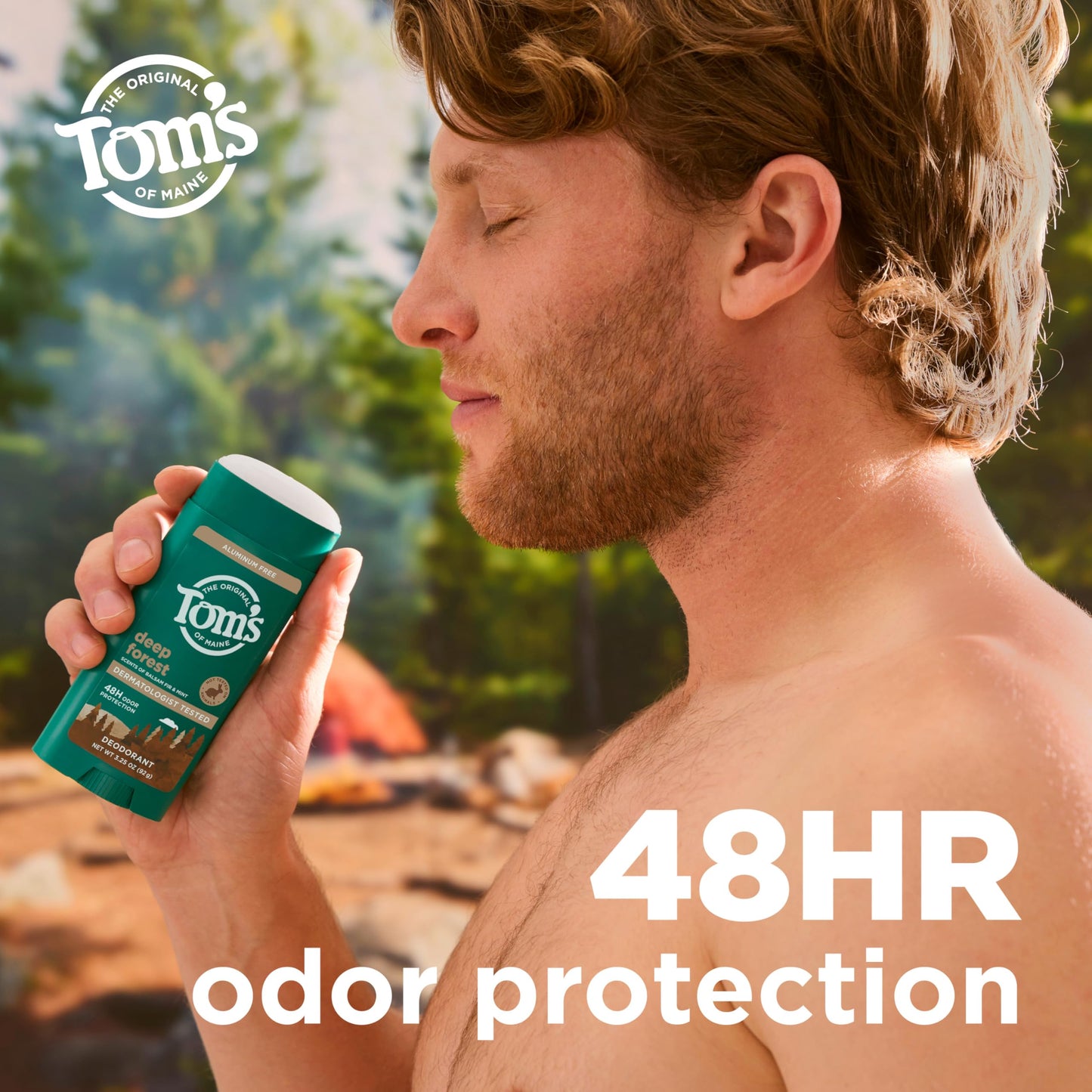 Tom’s of Maine Deep Forest Natural Deodorant for Men and Women, Aluminum Free, No Artificial Fragrances, Dyes, or Preservatives, Baking Soda Free Beauty and Personal Care Tom's of Maine
