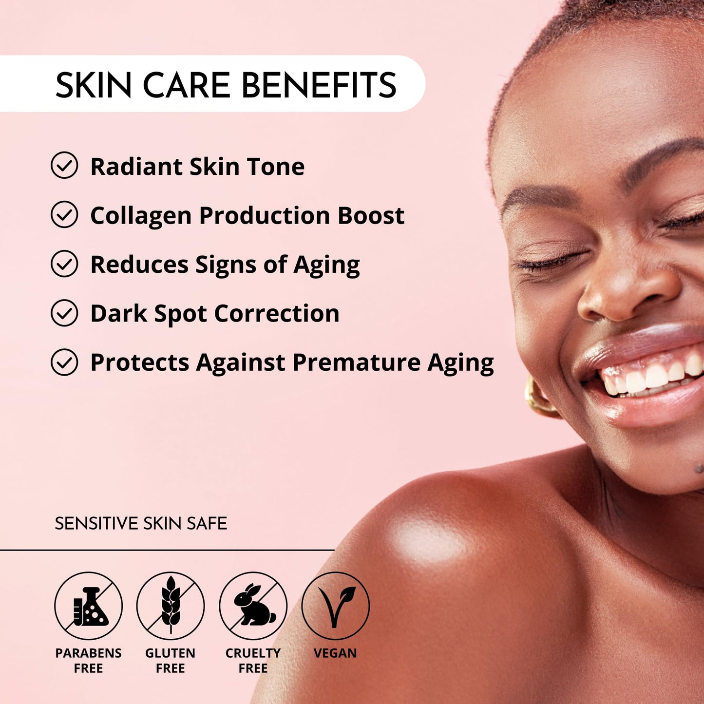 MAELOVE Glow Maker Vitamin C Serum with Vitamin E, Ferulic Acid & Hyaluronic Acid, Award-Winning Brightening and Hydrating Facial Serum, Unscented Beauty and Personal Care MAELOVE