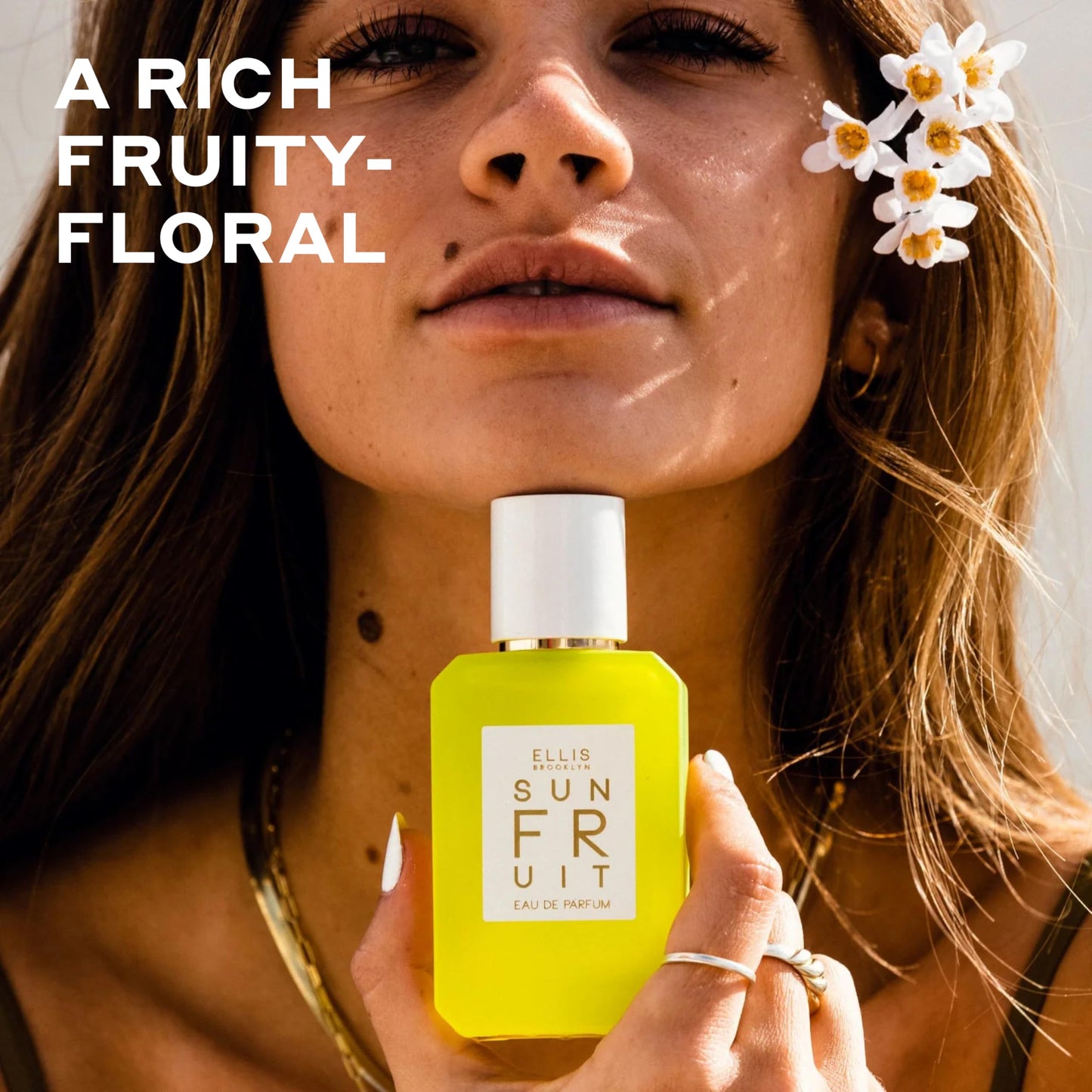 Ellis Brooklyn Sun Fruit Eau de Parfum, Travel Spray, Fruity Floral Perfume for Women with Fig, Jasmine & Vanilla, Eco-Conscious, Vegan, Cruelty-Free