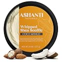 Ashanti Naturals Scented Whipped Shea Butter | African Body Butter for Women Men w/Coconut and Almond Oil (Coco Mango Souffle, 8 oz)