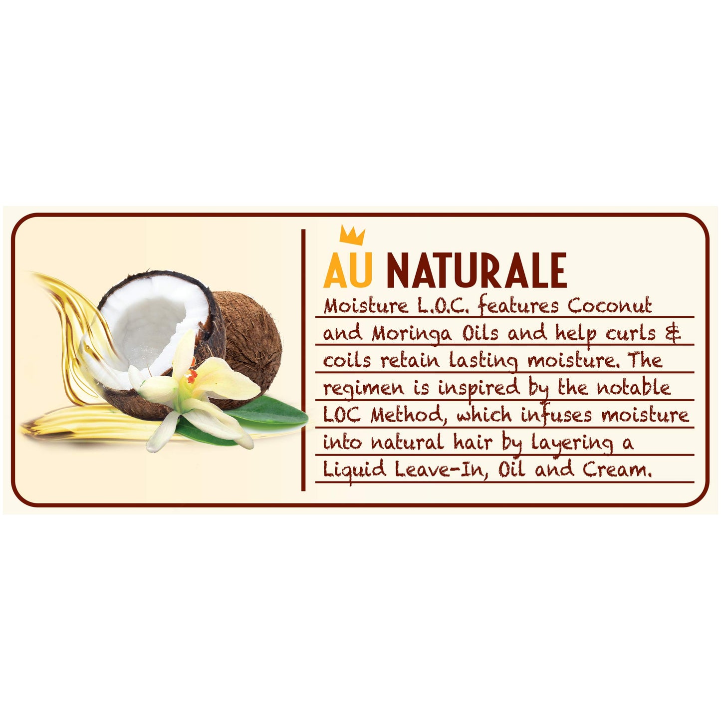 SoftSheen-Carson Dark and Lovely Au Naturale Moisture L.O.C. Soak It Up Oil Cocktail, 4.1 fl oz
