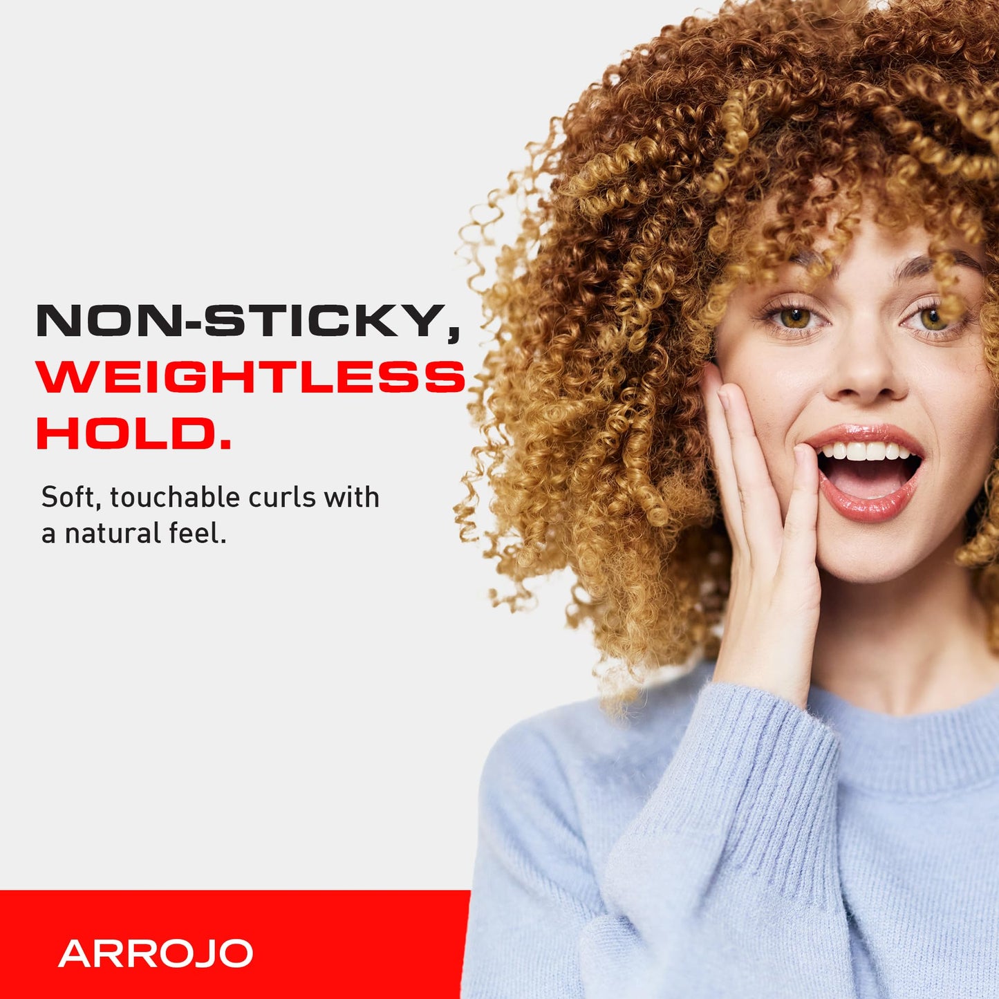 ARROJO Curl Enhancer - Curly Hair Gel for Soft, Fine Curls - Curl Gel w/ Amino Acids, Oat Proteins - Curl Enhancing Hair Products to Add Shapely