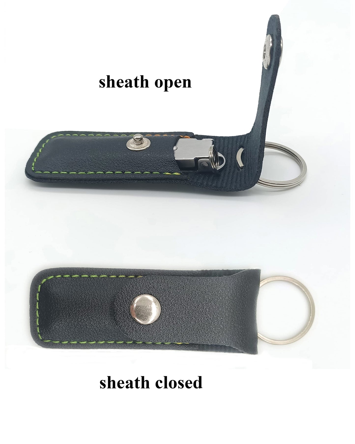 Ginalaia Stainless Steel Portable Nail Cutter?German Keychain Nail Clipper with File for Man and Women, Ultra Thin Flat Fingernail Clipper Perfect Use