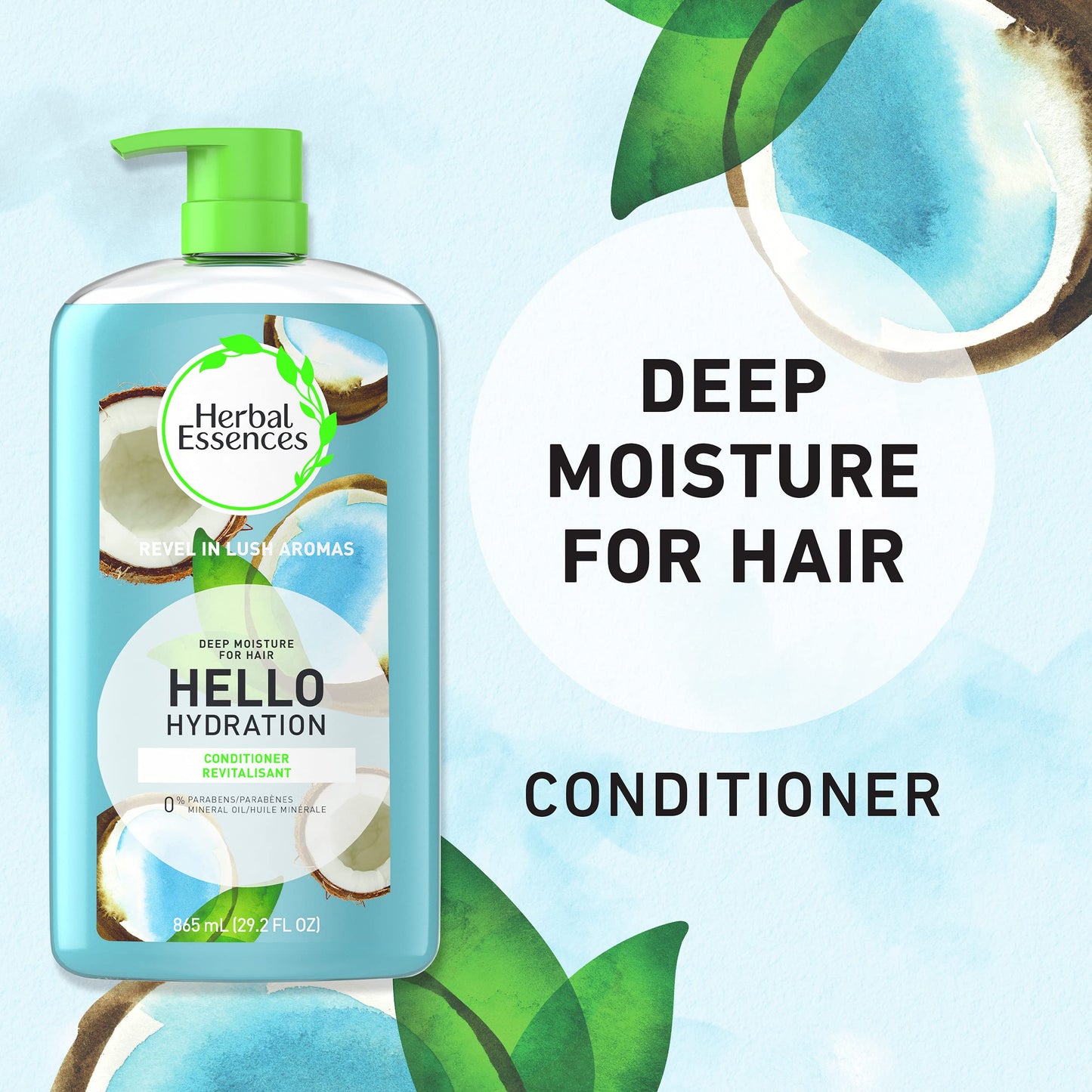 Herbal Essences Hello Hydration Conditioner Deep Moisture for Hair, 29.2 fl oz Beauty and Personal Care Herbal Essences