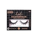 KISS Lash Couture Masterpiece Hand-Woven Faux Mink False Eyelashes, Style ‘Avant-Garde’, 12mm, Easy to Apply, Reusable, Vegan, Cruelty Free, 1 Pair