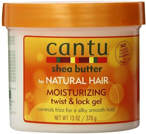 Cantu Shea Butter For Natural Hair Moisturizing Twist & Lock Gel, 13 ounce (Pack of 9)