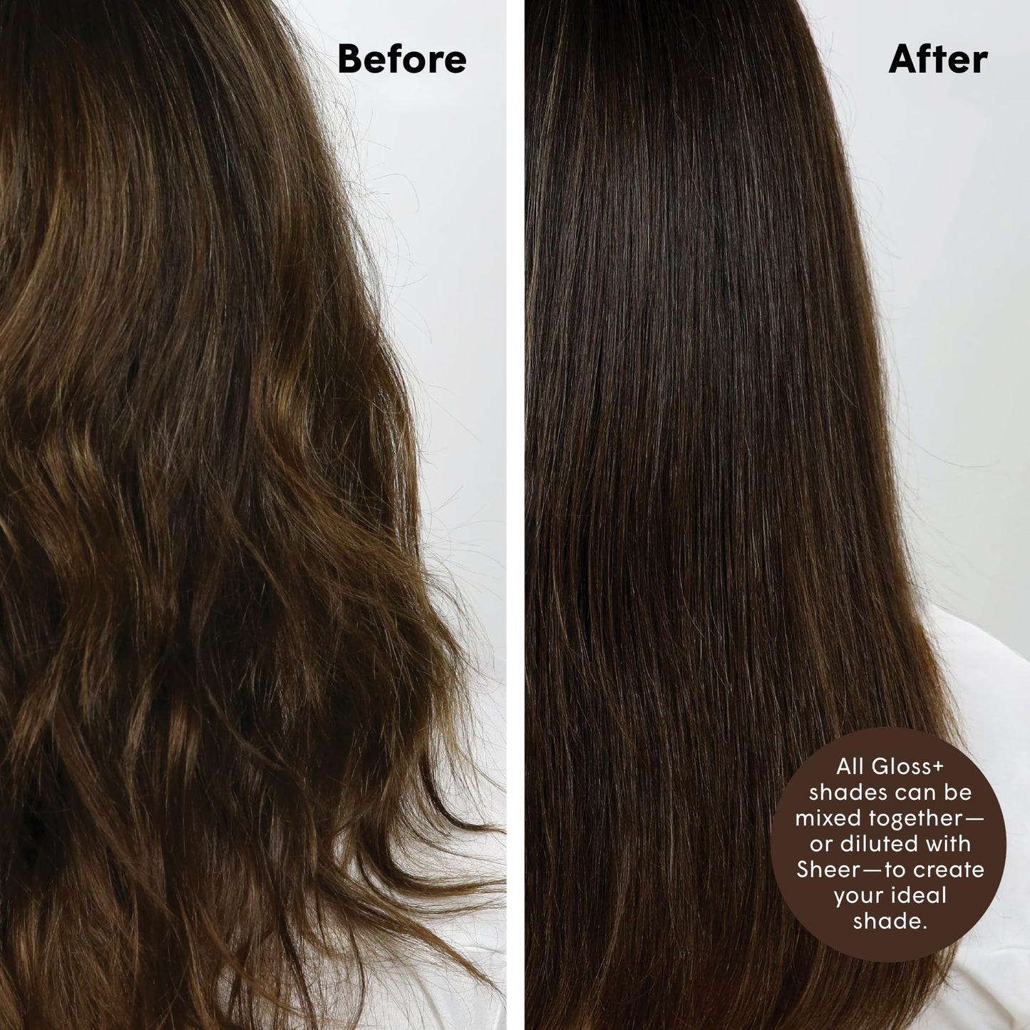 dpHUE Gloss+, Medium Brown - Boosts Fading & Faded Hair Color - 8-12 Applications per Bottle - Lasts Up to 8 Washes