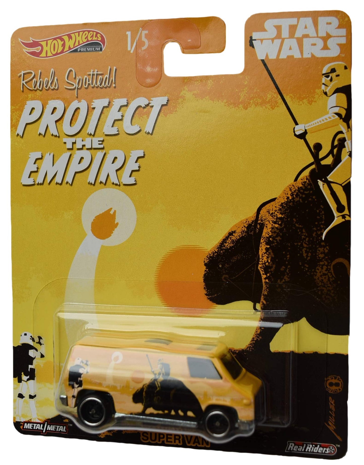 Hot Wheels Star Wars Project The Empire Super Van 1/5, Yellow