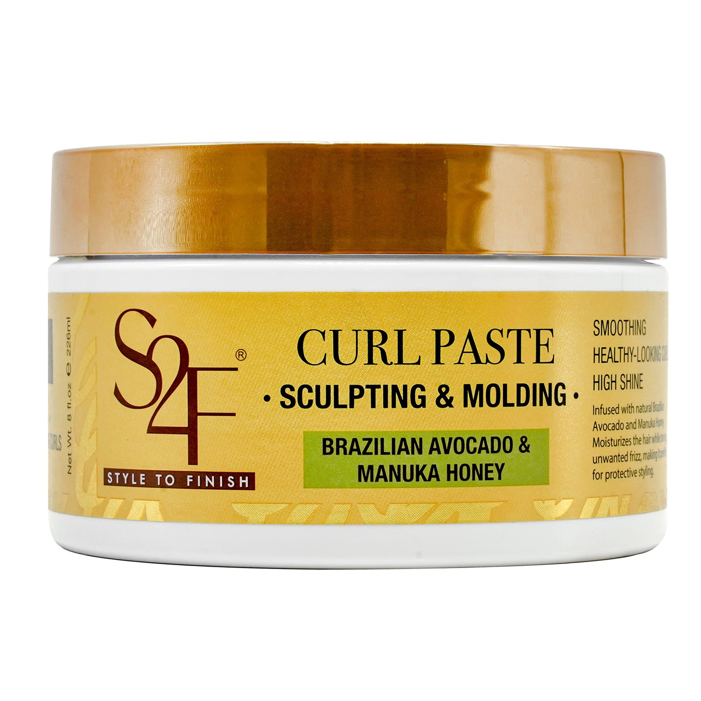 EBIN NEW YORK Curl Paste 8oz/ 226ml | Moisturizing, Frizz Control, High Gloss, Long-lasting Hold, Smoothening