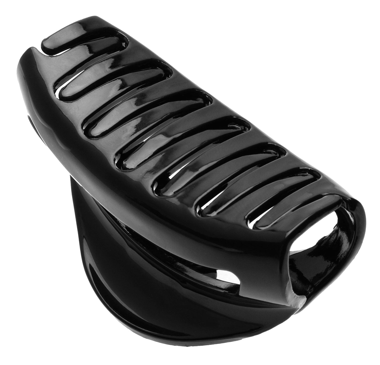 France Luxe Belle Cutout Curve Claw Clip - Black