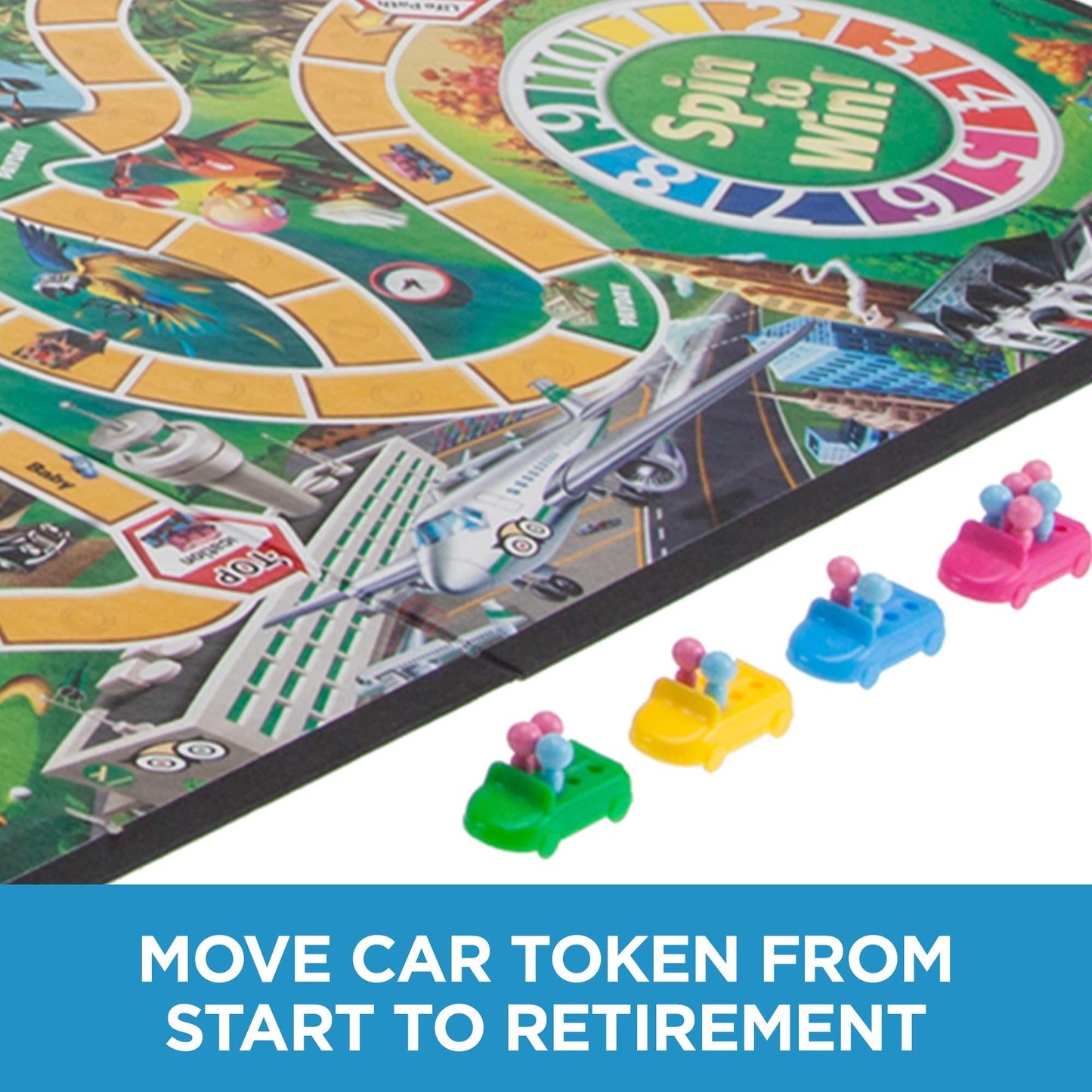 Hasbro Gaming The Game of Life Board Game, Family Games for Kids Ages 8+, Includes 31 Careers, Family Board Games for 2-4 Players, (Amazon Exclusive)