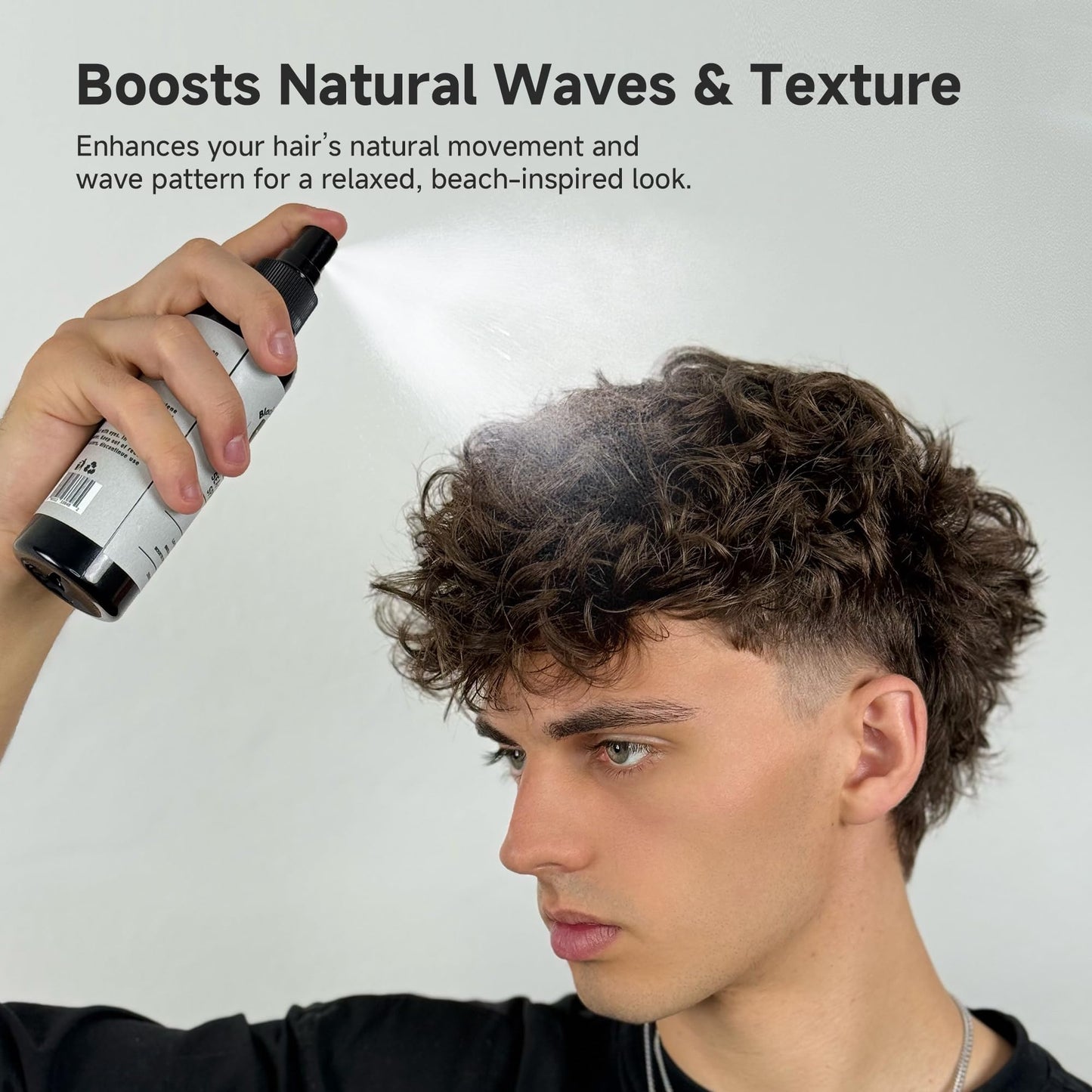 BlackMask Sea Salt Spray for Men - Beach Wave Hair Texture Spray with Natural Matte Finish - Sea Salt Spray for Hair Styling Adds Definition, Volume Beauty and Personal Care BlackMask