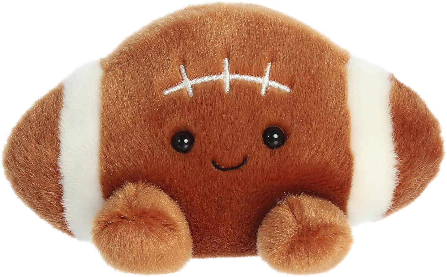 Aurora® Adorable Palm Pals™ Tackle Football™ Stuffed Animal - Pocket-Sized Play - Collectable Fun - Brown 5 Inches