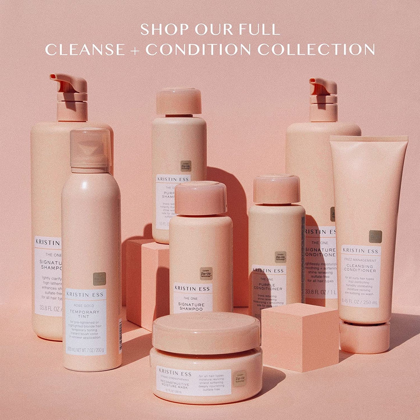 Kristin Ess Rose Gold Temporary Tint Spray, 7 Ounce