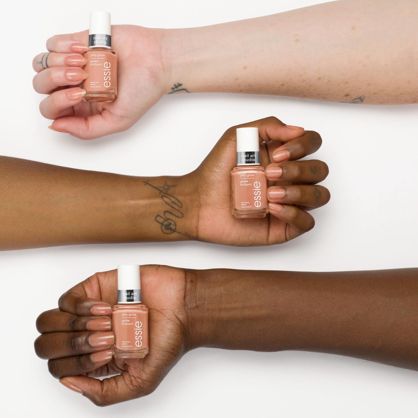 essie Nail Art Studio Jelly Gloss Polish, Vegan, Sheer Neutral Nail Polish, Cheeky Jelly, 0.46 Fl Oz Beauty & Personal Care essie