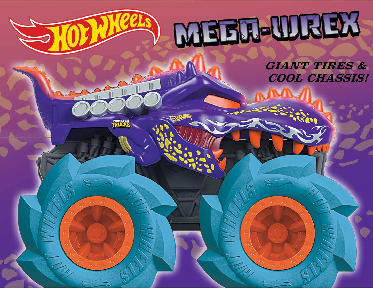 Hot Wheels Monster Trucks Twisted Tredz Creature Themed 1:43 Scale Flywheel Friction Motor Assorted Stylized Giant Wheels Power over Terrain…
