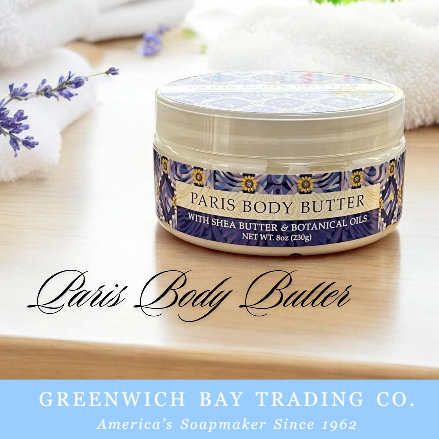 Greenwich Bay Trading Company Paris Destination Body Butter 8oz
