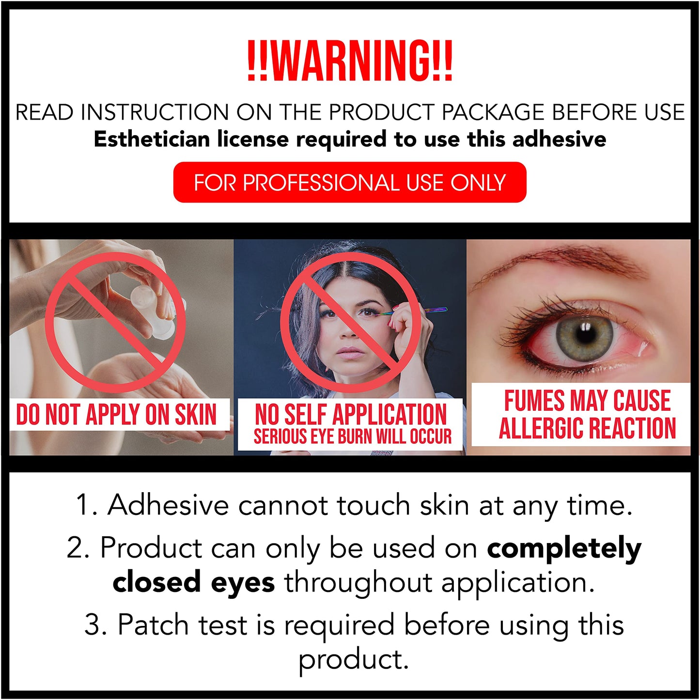 Lyon Lash SPEEDMAX Eyelash Extension Glue, 0.3–1.3s Dry Time, 8 Week Retention, Black Adhesive for Professional Lash Supplies, 10ml/0.34oz