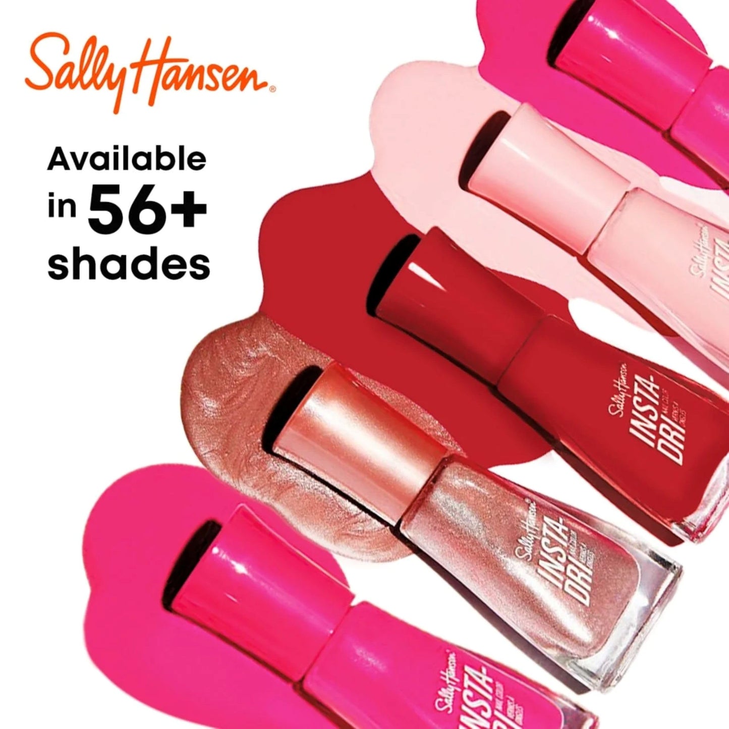 Sally Hansen Insta-Dri®, Clearly Quick, Quick Dry, Long Lasting, Streak-Free Shine, Clear Nail Polish