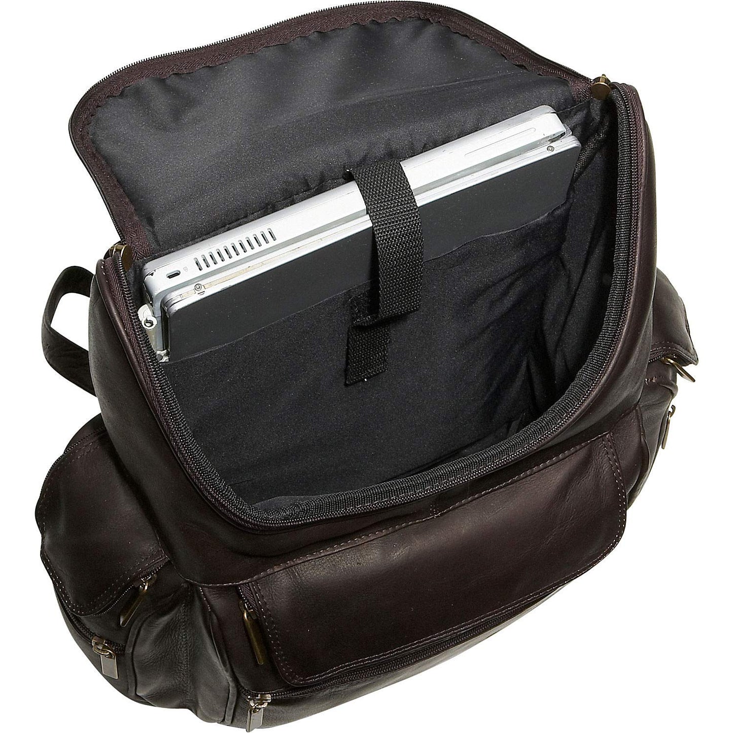 David King & Co. Computer Back Pack, Black, One Size