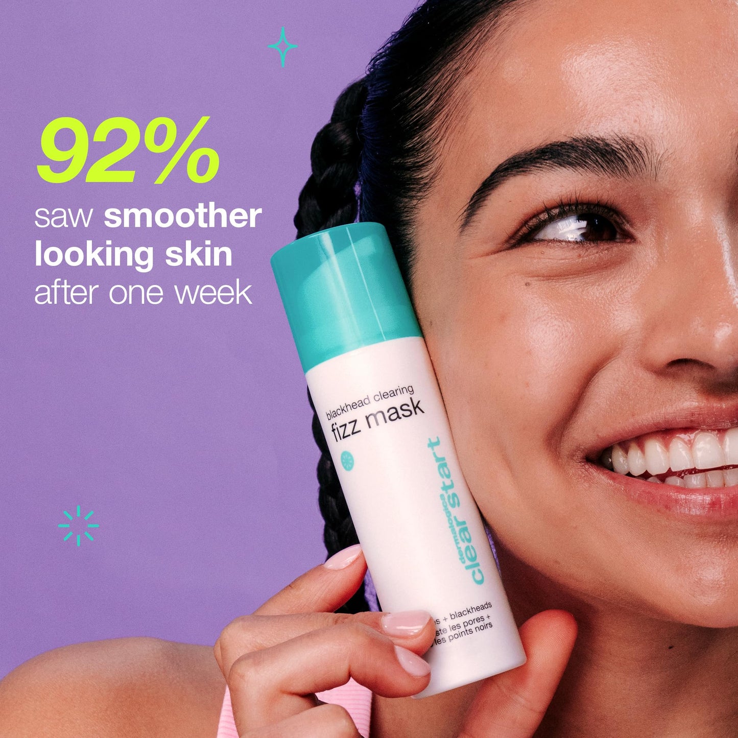 Dermalogica Clear Start Blackhead Clearing Fizz Mask (1.7 Fl Oz) Purifying Pore Cleansing Mask with Kaolin Clay and Sulfur - Absorbs Excess Oil