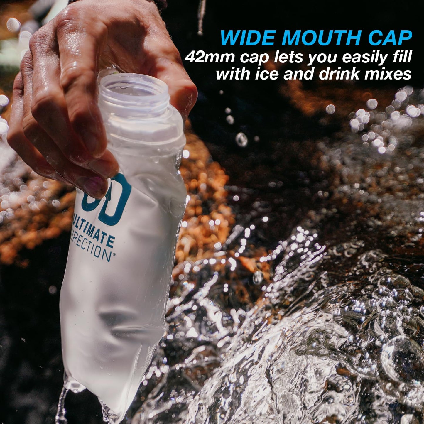 Ultimate Direction Insulated Body Bottle 450 mL | Collapsible Soft Side Water Bottle with High Flow Valve