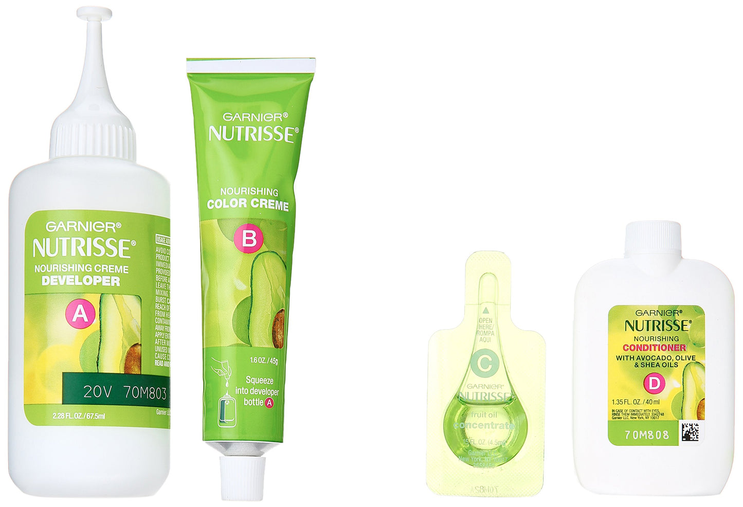 Garnier Nutrisse Nourishing Hair Color Creme, 56 Medium Reddish Brown (Sangria), 3 Count (Packaging May Vary)