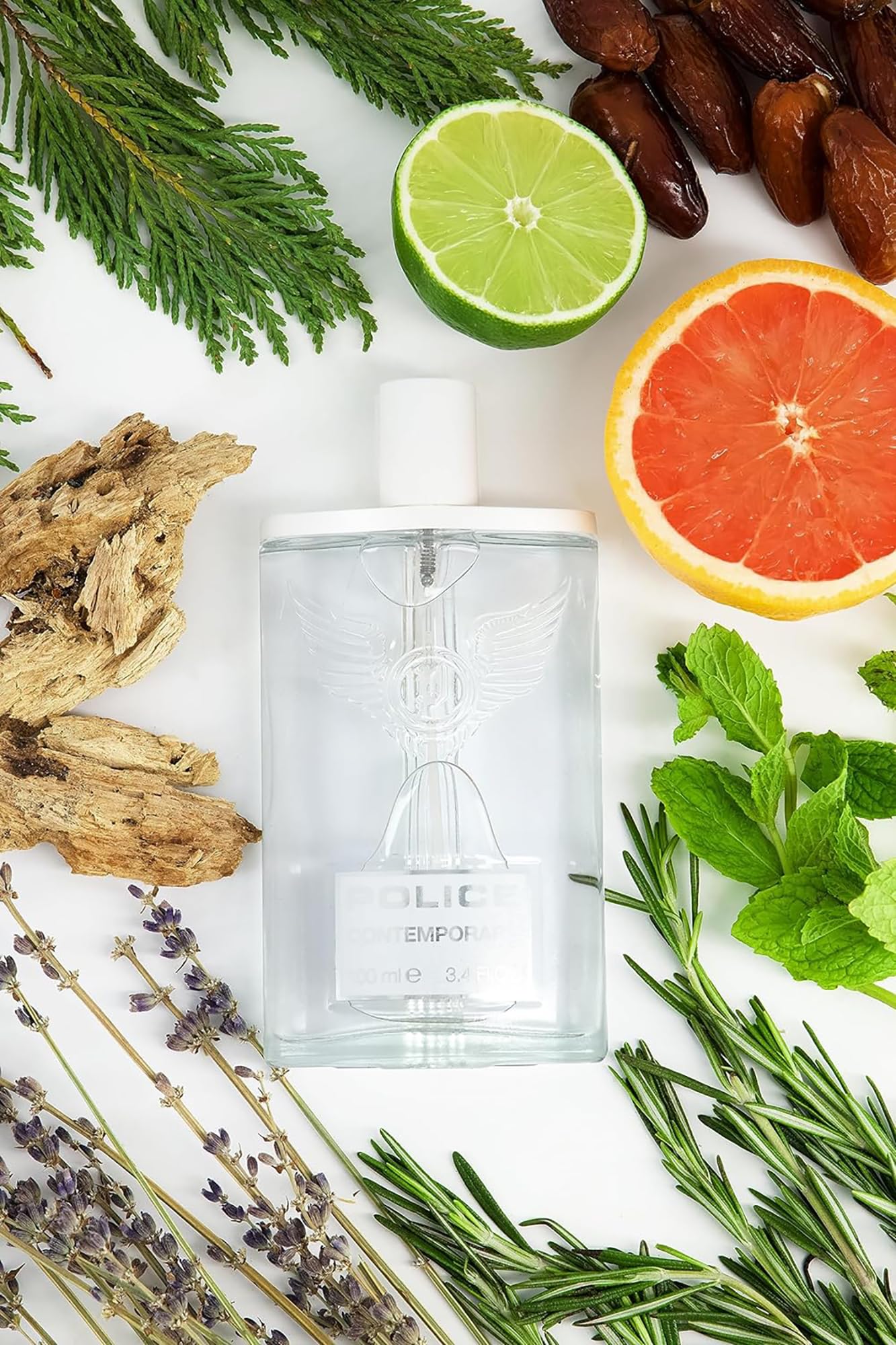 Police Contemporary Fragrance for Men - Woody Scent - Opens with Bergamot and Juniper, Blended with Lavender, Musk, and Rosemary - for Distinctive
