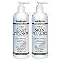 NutriBiotic - Sensitive Skin Non-Soap Skin Cleanser, 16 Oz Twin Pack with GSE (Citricidal) | pH Balanced, Hypoallergenic & Biodegradable | Free