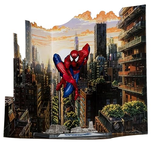 McFarlane Toys - Marvel Spider-Man 1:10th Scale Posed Figure with Scene (Spider-Man #6)