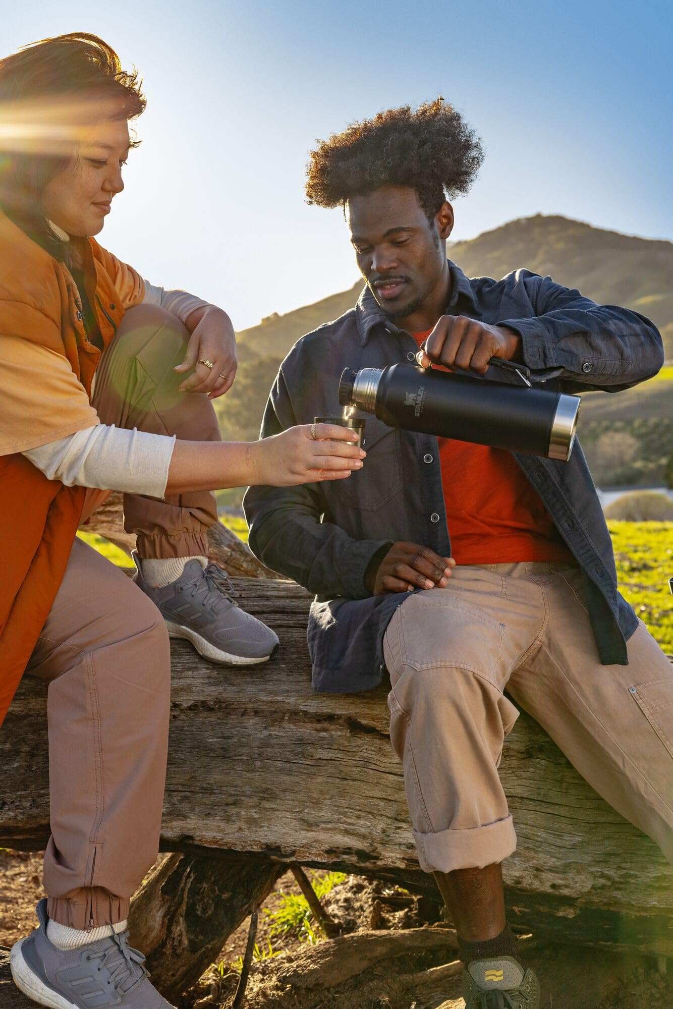 Stanley Classic Legendary Vacuum Bottle 1.5 qt, Wide Mouth with Leakproof Cup Lid, Keep Drinks Hot or Cold, Packable for Travel, Insulated Stainless