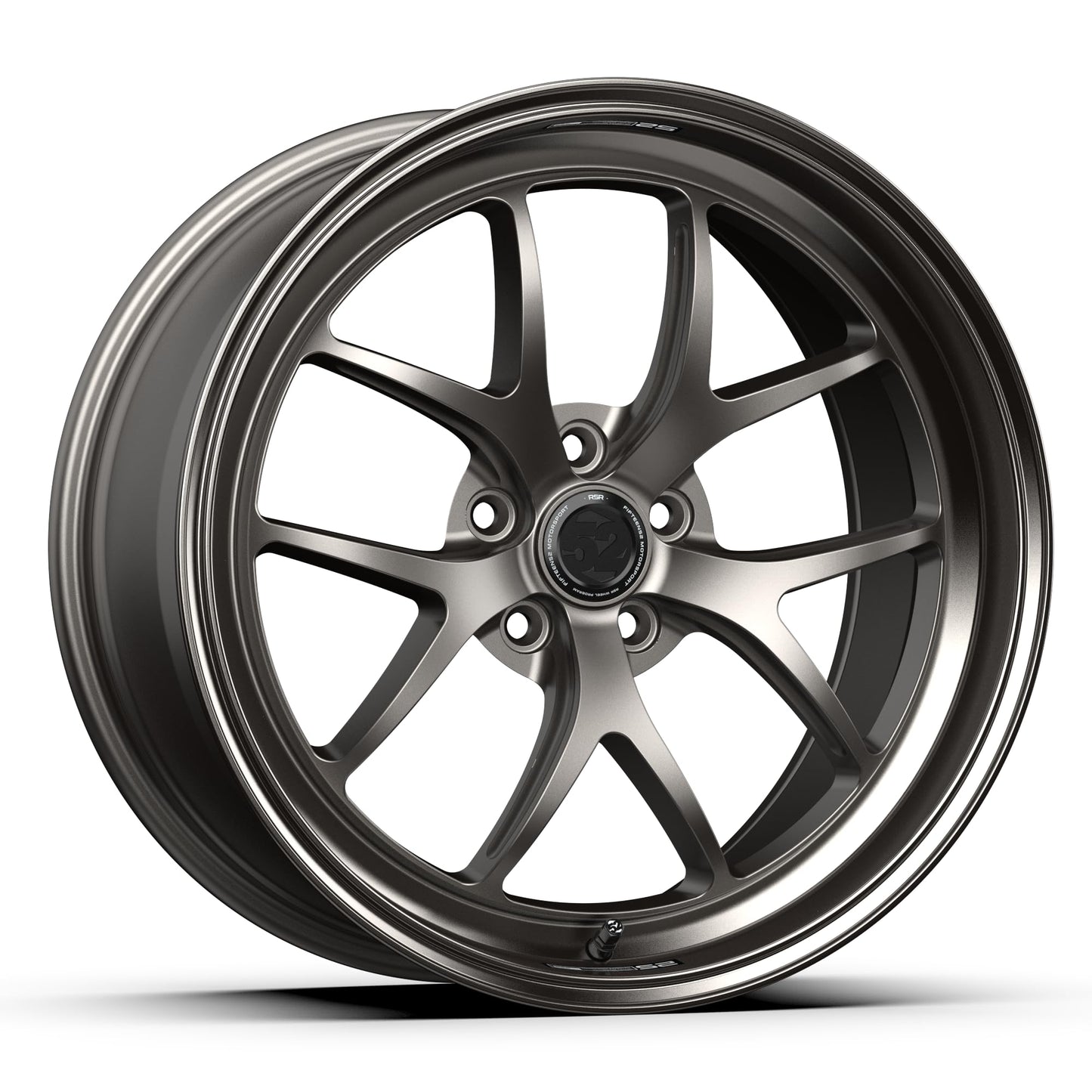 Sector RSR 19x9.5 5x112 40mm ET 66.56mm Center Bore Magnesium Grey w/ Gloss Lip