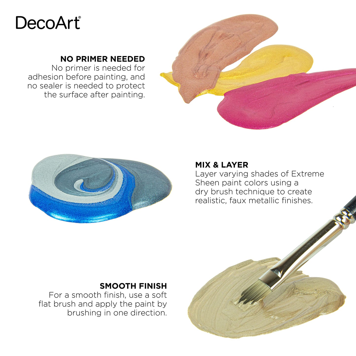 DecoArt Extreme Sheen Paint -Aquamarine, 2 Fl Oz (Pack of 1)