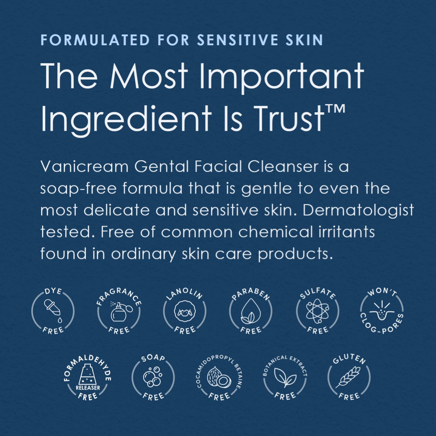 Vanicream Moisturizing Skin Cream for Sensitive Skin, Soothes Red, Irritated, Cracked or Itchy Skin, Dye Free, Fragrance Free, Preservative Free