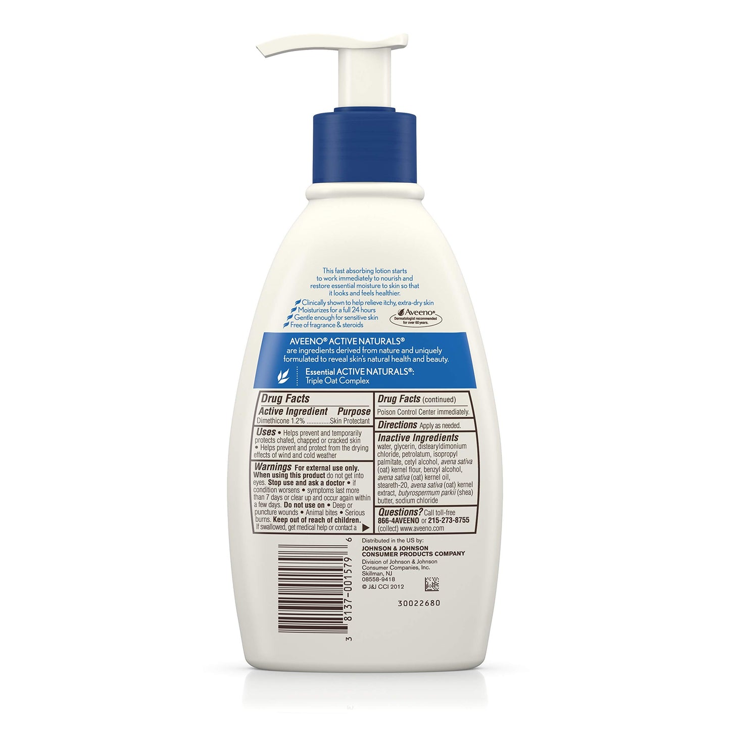 Aveeno Skin Relief Mst Lot F/F, 12 Ounce By Aveeno