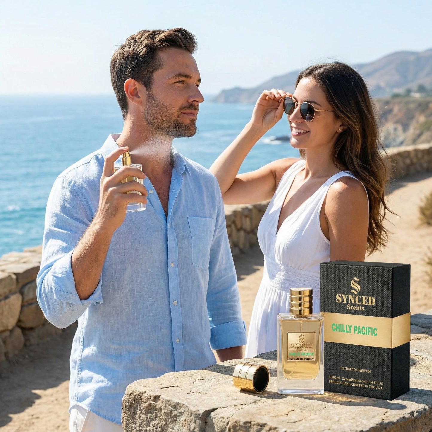 SYNCED Scents CHILLY PACIFIC Inspired by Pacific Chill Perfume for Men and Women - Long Lasting Fresh Citrus Fruity Fragrance - Intense Clean Vibrant Beauty & Personal Care SYNCED Scents