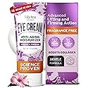 LilyAna Naturals Eye Cream for Dark Circles and Puffiness, Under Eye Cream for Wrinkles and Bags, Anti Aging - helps Improve Dryness; for Sensitive