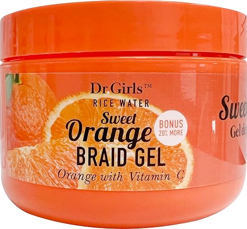 Dr Girls Rice Water Sweet Orange Lock and Twists Braid Gel