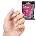 Soft Gel Tips Ultra Clear Pre-Roughened 550 pcs (Medium Almondletto) Beauty & Personal Care KUPA