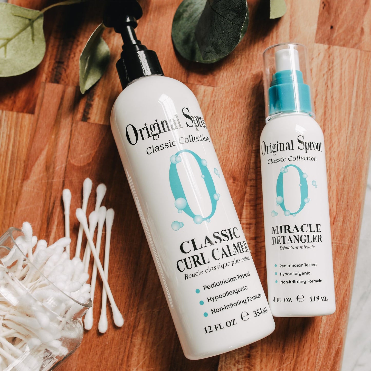 Original Sprout Curl Calmer, Moisturize and Define Curls, Anti-Frizz Styling Cream for All Hair Types, 12 oz. Bottle - Curly Hair Products - Curly