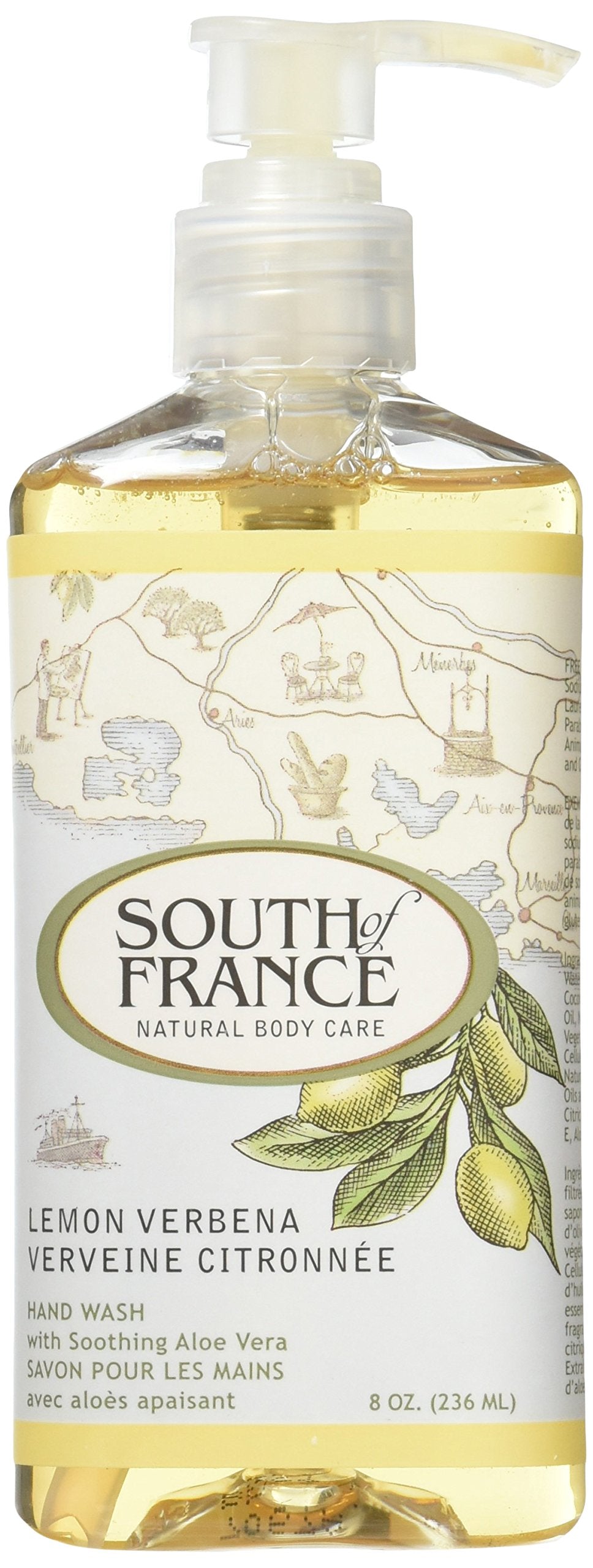 South of France Liquid Soap, Lemon Verbena, 8 Fluid Ounce