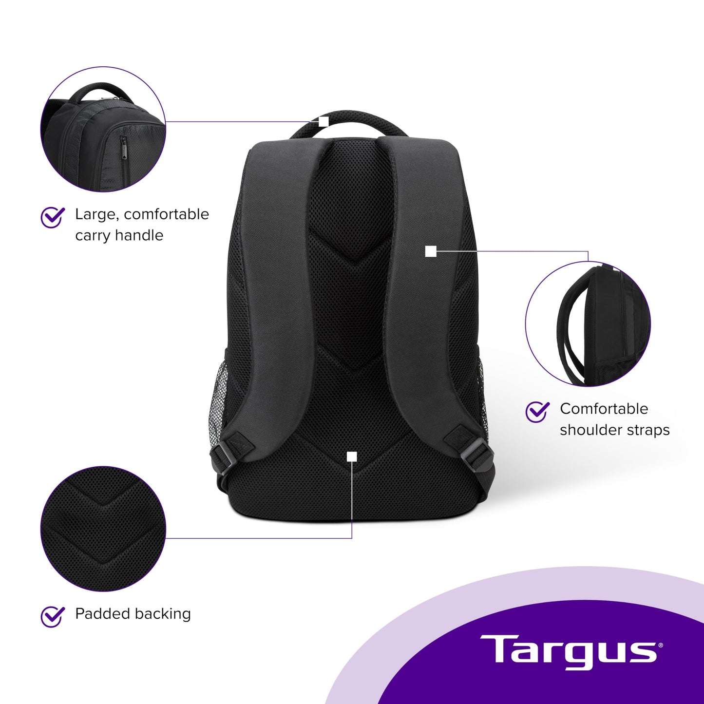 Targus - 15.6 Sport Backpack (Black)