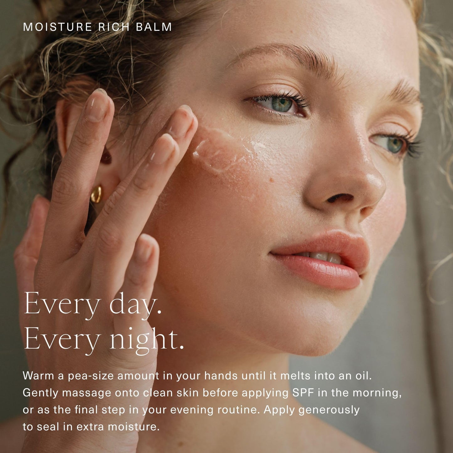 Oak Essentials Moisture Rich Face Balm, Hydrating Balm-to-Oil Face Moisturizer with Sea Buckthorn and Coconut Oils, Nourishing Skincare for Dry Skin