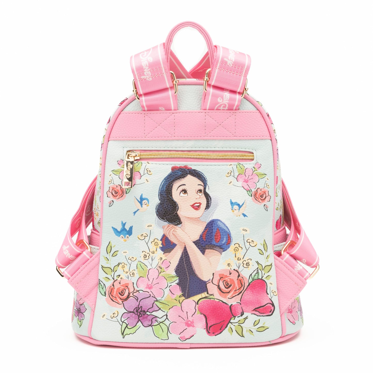 Wondapop - Snow White 11"" Vegan Leather Fashion Mini Backpack, Pink