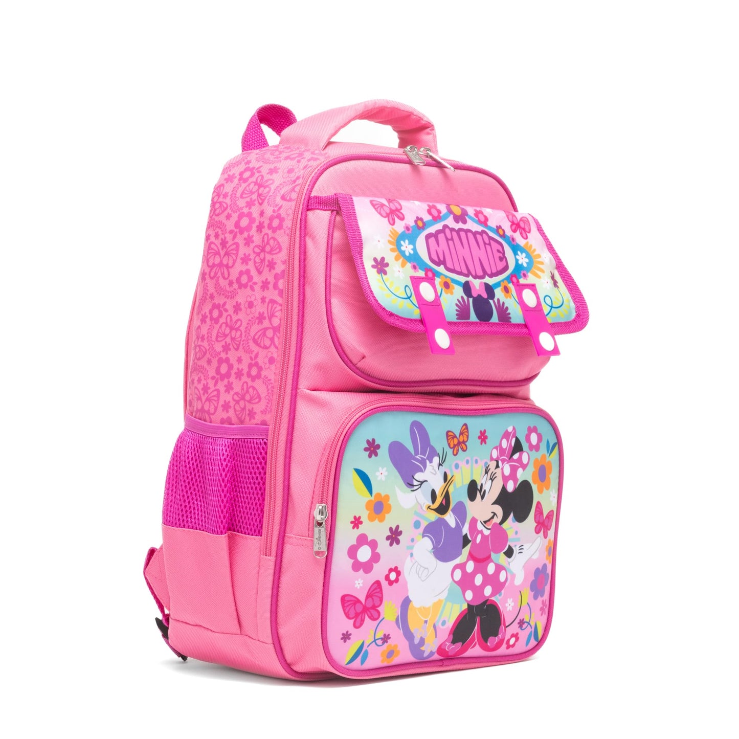 Ruz - Minnie Mouse Large School backpack with Padded Back and Adjustable Straps, Pink, A28237