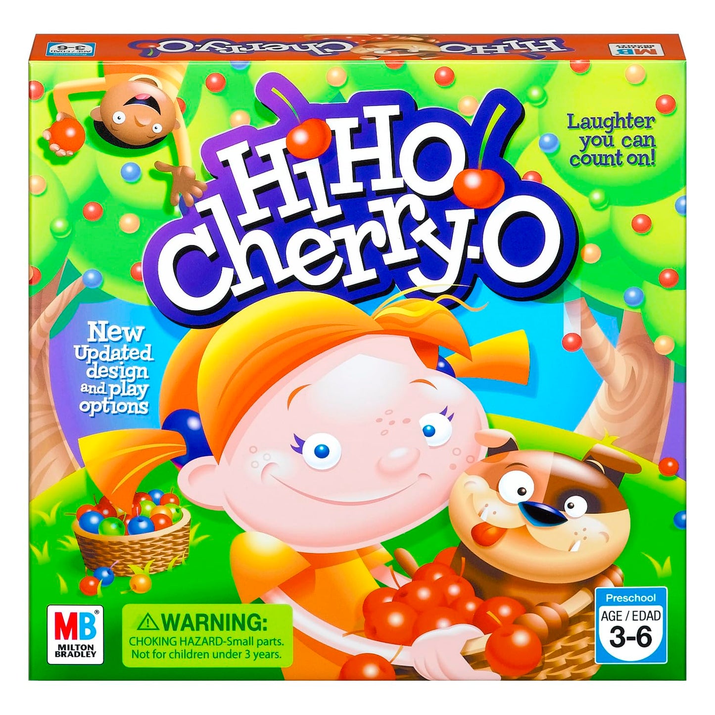 Hasbro Gaming Hi Ho Cherry-O Board Game for 2 to 4 Players Kids Ages 3 and Up (Amazon Exclusive)