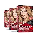 Revlon Colorsilk Beautiful Color Permanent Hair Color, (OLD VERSION) 71 Golden Blonde (Pack of 3)
