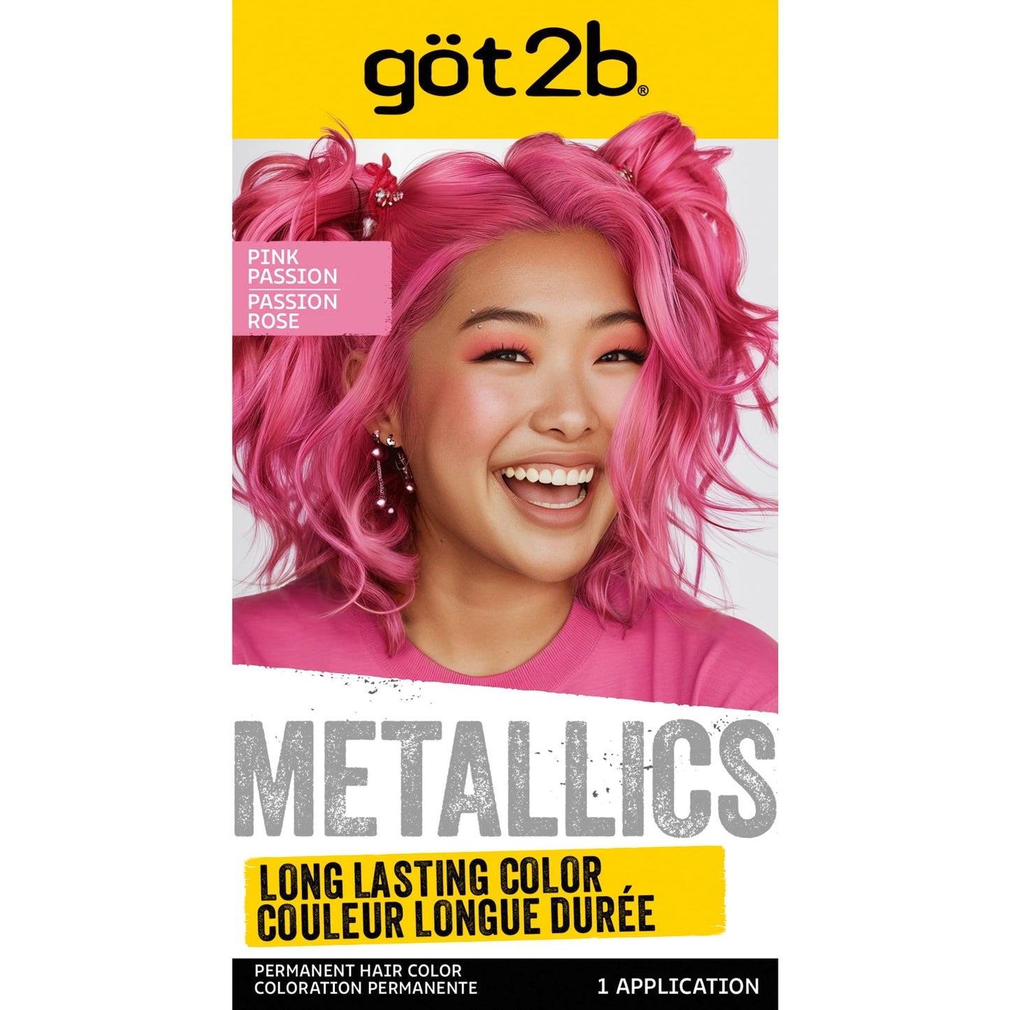 Got2b Metallics, Permanent Hair Color, M87 Pink Passion